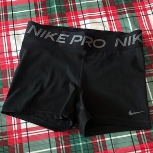 Nike Pro Black Athletic Shorts